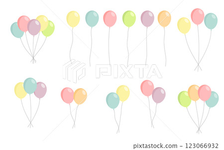 氣球配件套裝 03 粉彩色 123066932