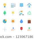 Economic Environment icons set, Vector and Illustration 123067186