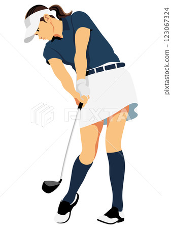 女職業高爾夫球手 女職業高爾夫球手 123067324