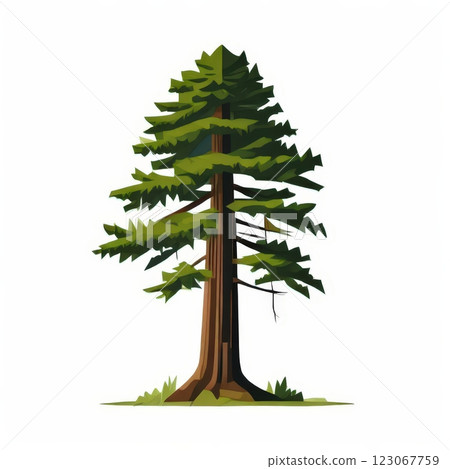 an AI Image Generator, Illustration of Towering Redwood Trees an AI Image Generator, Illustration of Towering Redwood Trees 123067759
