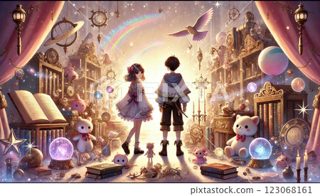 Huge sculpture and angel decoration Huge sculpture and angel decoration 123068161