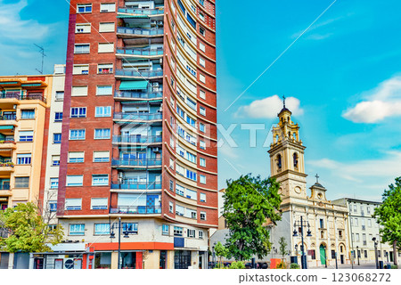 Valencia. Urban views-landscapes third largest city in Spain. 123068272