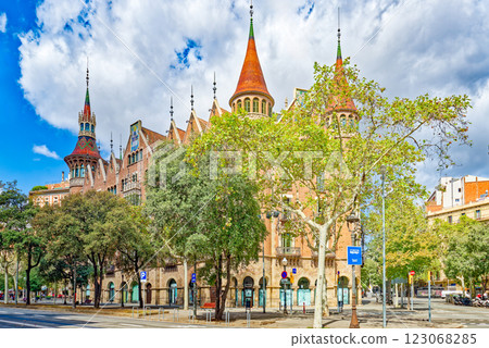 The House of Punxes (Casa Terrades) Barcelona. 123068285
