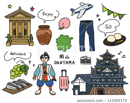 岡山手繪插圖集 岡山手繪插圖集 123069178