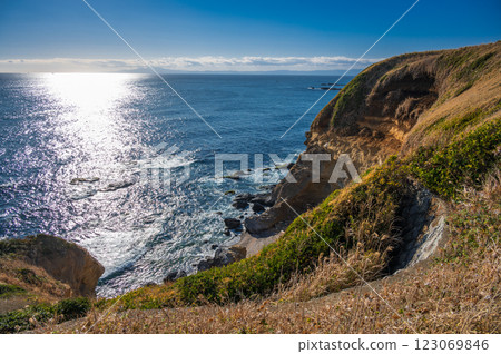 Jogashima Sea Coastal Landscape Kanagawa Cape 123069846