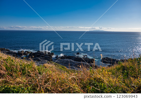 Jogashima Sea Coastal Landscape Kanagawa Cape 123069943