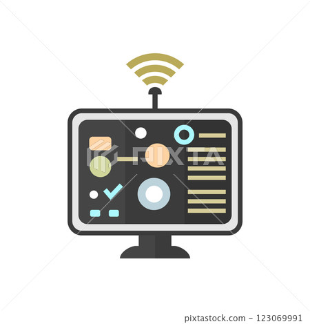 vector of technology vector of technology 123069991