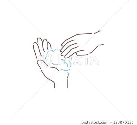 Hand whisk illustration vector 123070135