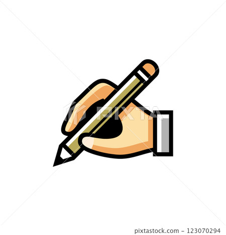 vector design of pencil and eraser icon 123070294
