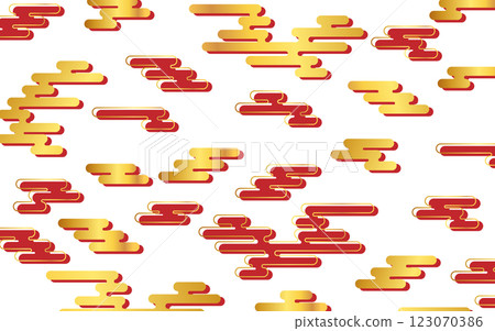 Japanese style pattern hazy background 04 red and gold Japanese style pattern hazy background 04 red and gold 123070386