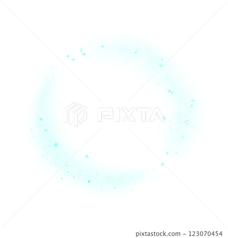 Neon Round Frame with Fog, Flares and Splashes, Illustration Template for Web and Print Use Neon Round Frame with Fog, Flares and Splashes, Illustration Template for Web and Print Use 123070454