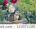 Garden rabbit ornament 123071180