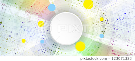 Circuit abstract background for science and business presentation 123071323