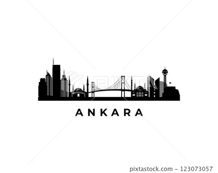 Vector Ankara skyline. Vector Ankara skyline. 123073057