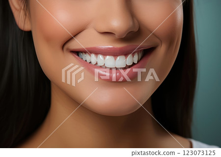 Happy Young Girl Smiling with a Full Smile 123073125