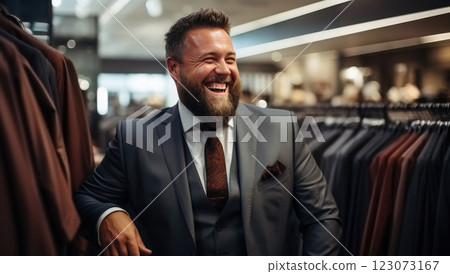 Dapper and Confident: adult Man's Suit Fitting Session 123073167