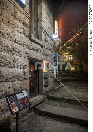 神樂坂藝妓道夜景（熱海階梯） 123073205