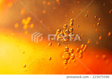 Oil in water, abstract background in yellow and red color tones Oil in water, abstract background in yellow and red color tones 123073390
