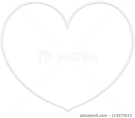A wireframe of hearts erupting from below 123073613