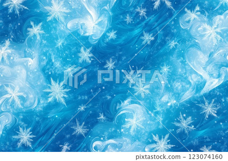 Winter background icy pattern. 123074160