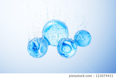 foam, carbonated, fizzy 123074431