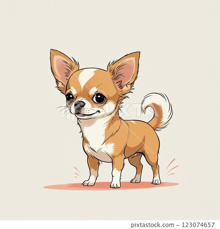 一隻狗的插圖 123074657