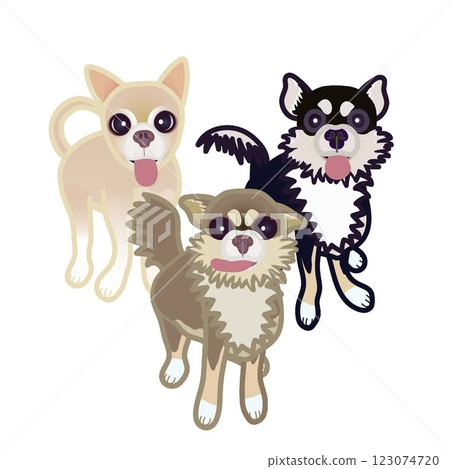 奇瓦瓦狗的例證 123074720