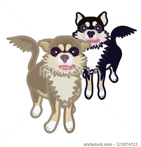 奇瓦瓦狗的例證 123074722