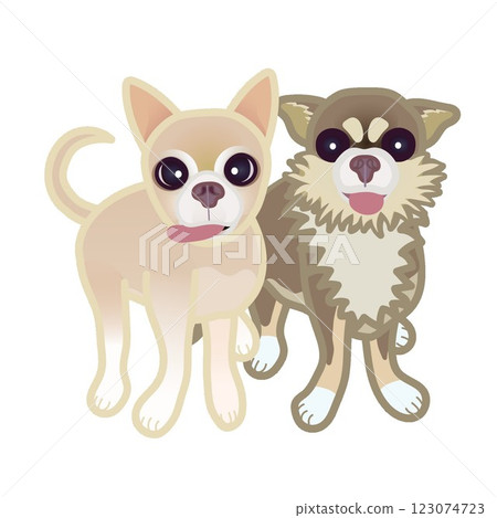 奇瓦瓦狗的例證 奇瓦瓦狗的例證 123074723