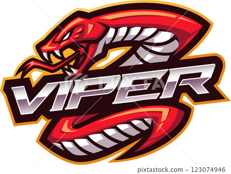 Viper snake mascot Viper snake mascot 123074946