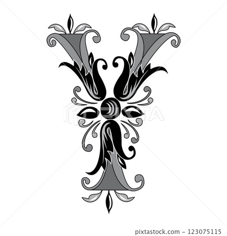 Vincente Initial Caps Font Capital Letter Y vector design Vincente Initial Caps Font Capital Letter Y vector design 123075115