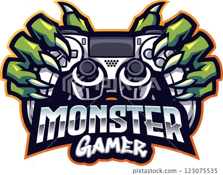 Monster gamer esport mascot Monster gamer esport mascot 123075535