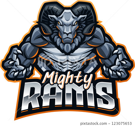 Mighty rams mascot 123075653