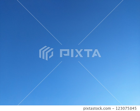 A blue sky without clouds A blue sky without clouds 123075845