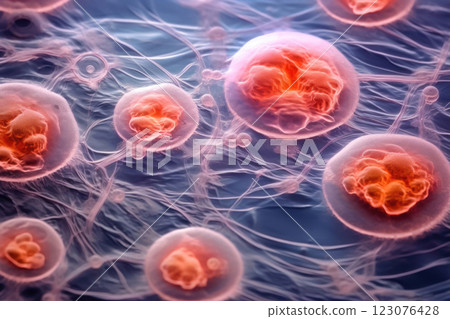 Microscopic View of Human Body Cells 123076428