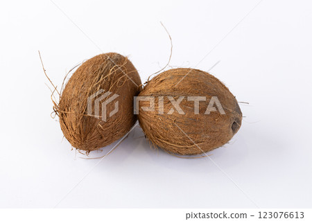 Beautifully Textured Brown Spheres Showcasing the Natural Elegance of Organic Materials in a Simple and Clean Presentation on a White Background Beautifully Textured Brown Spheres Showcasing the Natural Elegance of Organic Materials in a Simple and Clean Presentation on a White Background 123076613