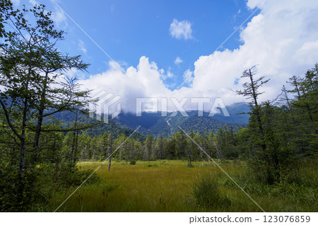 Kamikochi in summer 123076859