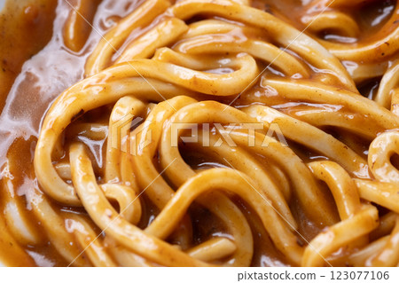 Image of curry udon (stock photo) 123077106