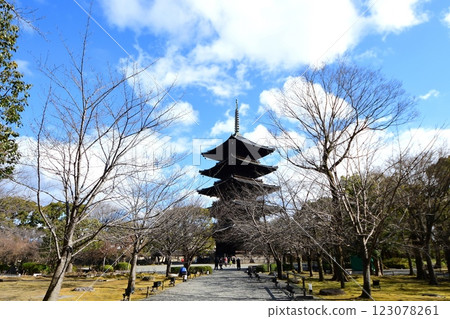 京都府東寺/近藤(國寶)京都市南區九條町 2022 年 2 月 京都府東寺/近藤(國寶)京都市南區九條町 2022 年 2 月 123078261