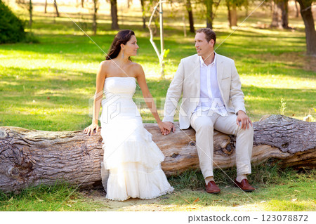couple happy in love in outdoor park sitting couple happy in love in outdoor park sitting 123078872