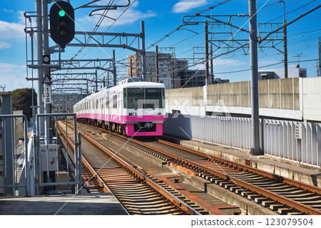 Shin-Keisei Electric Railway (without logo on the front car) Photographed on February 18, 2025 Shin-Keisei Electric Railway (without logo on the front car) Photographed on February 18, 2025 123079504