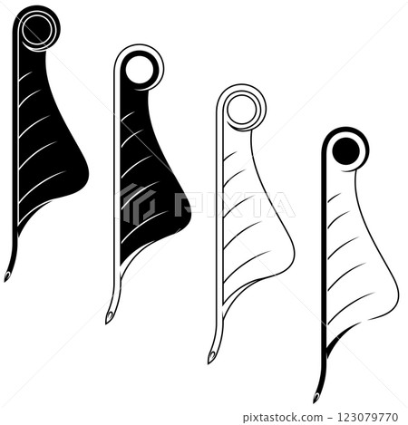 Feather of Truth of the Egyptian Goddess Maat Feather of Truth of the Egyptian Goddess Maat 123079770