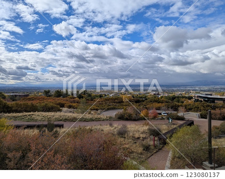 Stunning Autumn Colors in the Salt Lake City Foothills Landscape 123080137
