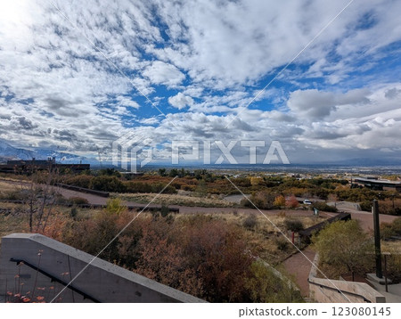 Stunning Autumn Colors in the Salt Lake City Foothills Landscape 123080145