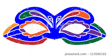 flag in the shape of a heart 123080182