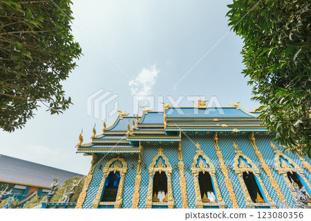 Blue Temple, Chiang Rai, Northern Thailand, Thailand 123080356