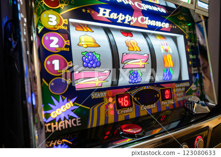 Pachinko slot machines 123080633