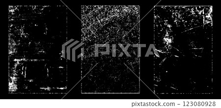 Black and white grunge. Distress overlay texture. Abstract surface dust and rough dirty wall background concept. Distress illustration simply place over object to create grunge effect. Vector EPS10. Black and white grunge. Distress overlay texture. Abstract surface dust and rough dirty wall background concept. Distress illustration simply place over object to create grunge effect. Vector EPS10. 123080928