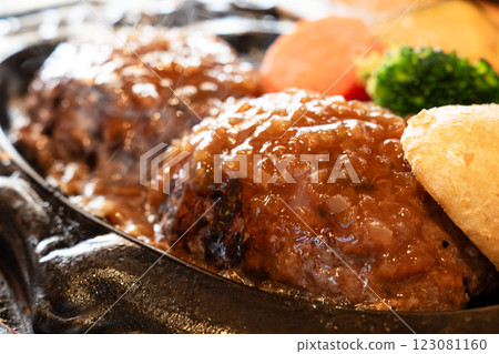 Delicious hamburger steak Delicious hamburger steak 123081160