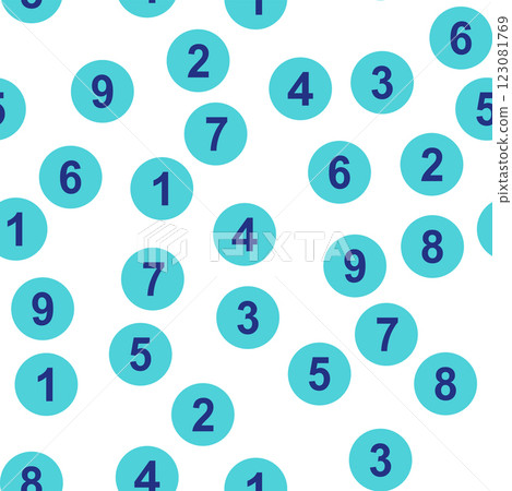 Seamless pattern with beautiful numbers. Algebra and geometry, calculations Seamless pattern with beautiful numbers. Algebra and geometry, calculations 123081769
